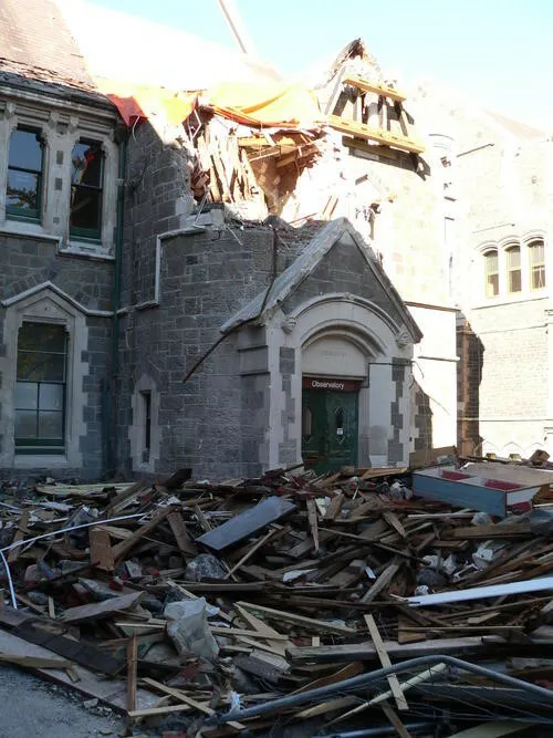 Observatory Tower33 collapsed